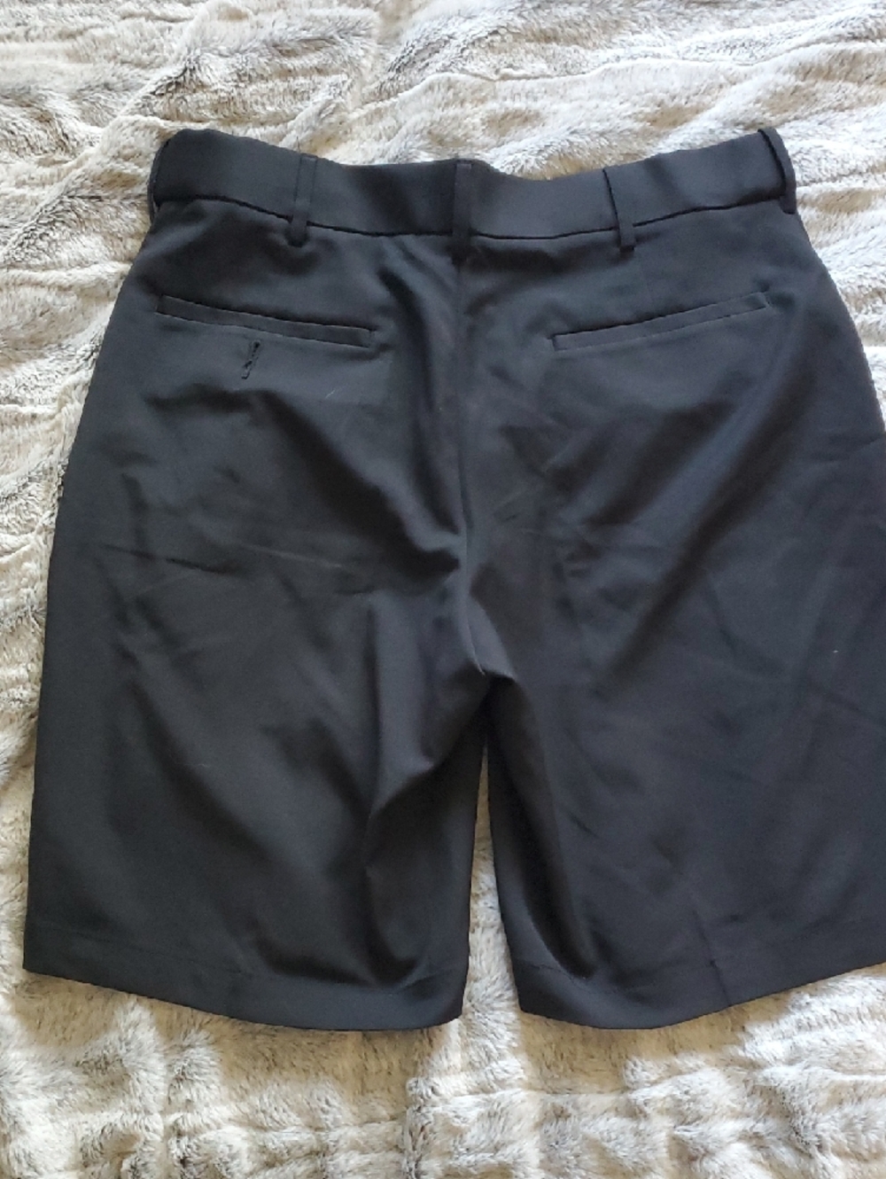 Grand Slam Men's Black Flat-Front Golf Shorts - Picture 3 of 7